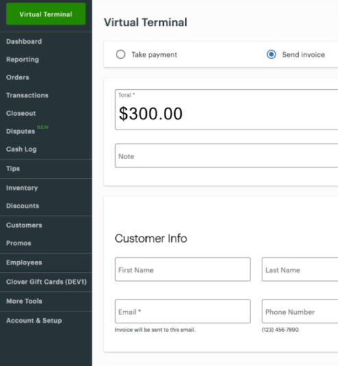 Access your Dashboard