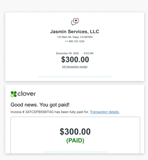 Log in to your  Clover Web Dashboard